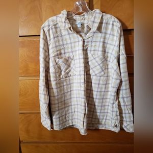 Women's Plus Flannel Button Shirt Croft & Barrow